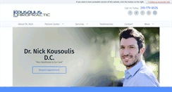Desktop Screenshot of drnickchiropractic.com