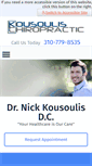 Mobile Screenshot of drnickchiropractic.com